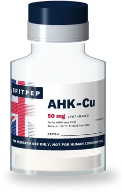 AHK-Cu research peptide vial