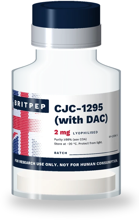 CJC-1295 (with DAC) 2 mg research peptide vial