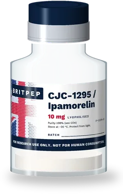 CJC-1295 (without DAC) / Ipamorelin blend research peptide vial