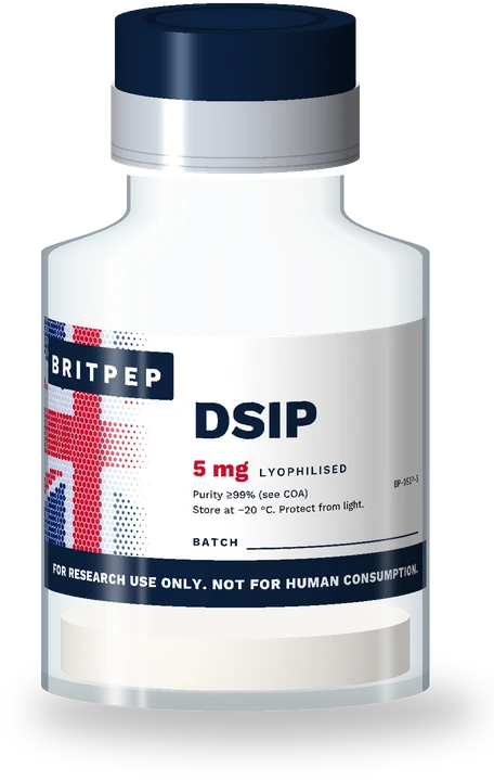 DSIP 5 mg research peptide vial