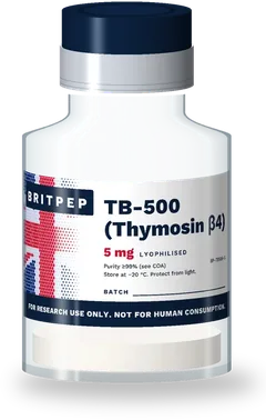 TB-500 (Thymosin β4) research peptide vial