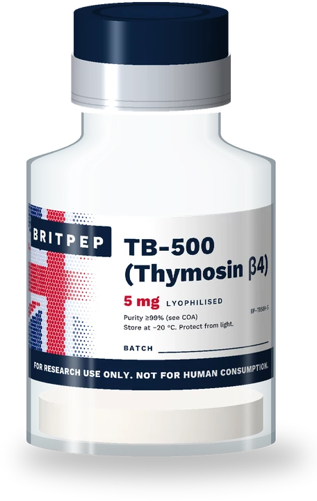 TB-500 (Thymosin β4) 5 mg research peptide vial
